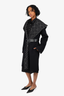 Louis Vuitton Navy Monogram Reversible Hooded Coat Size 36