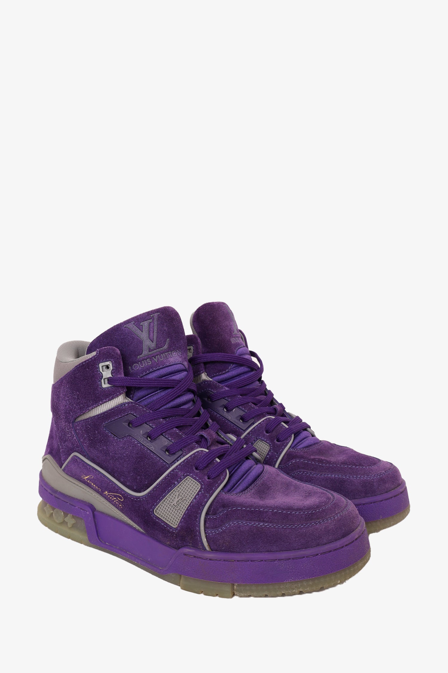 louis vuitton purple sneakers