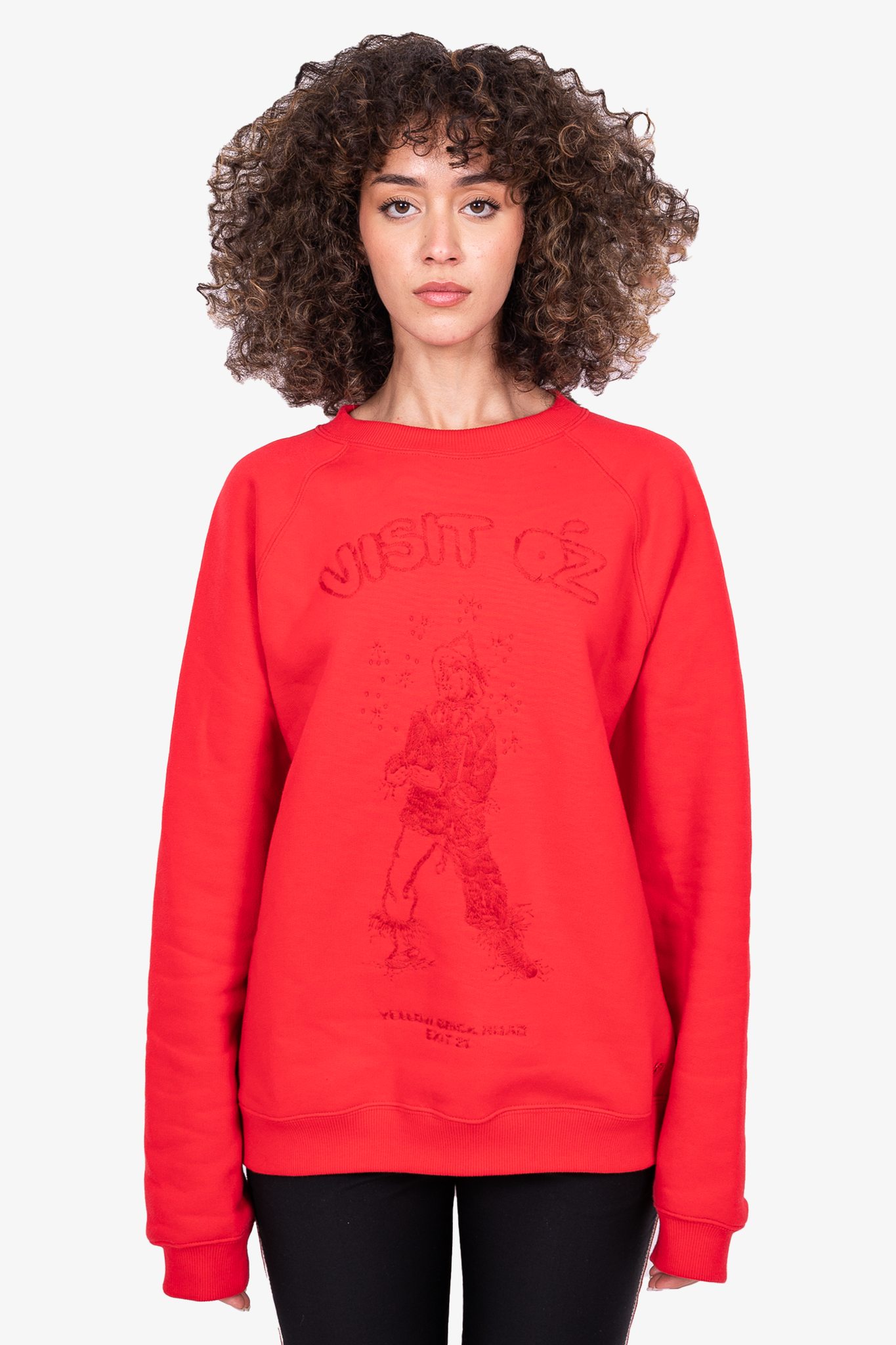 Louis vuitton 2025 red sweater