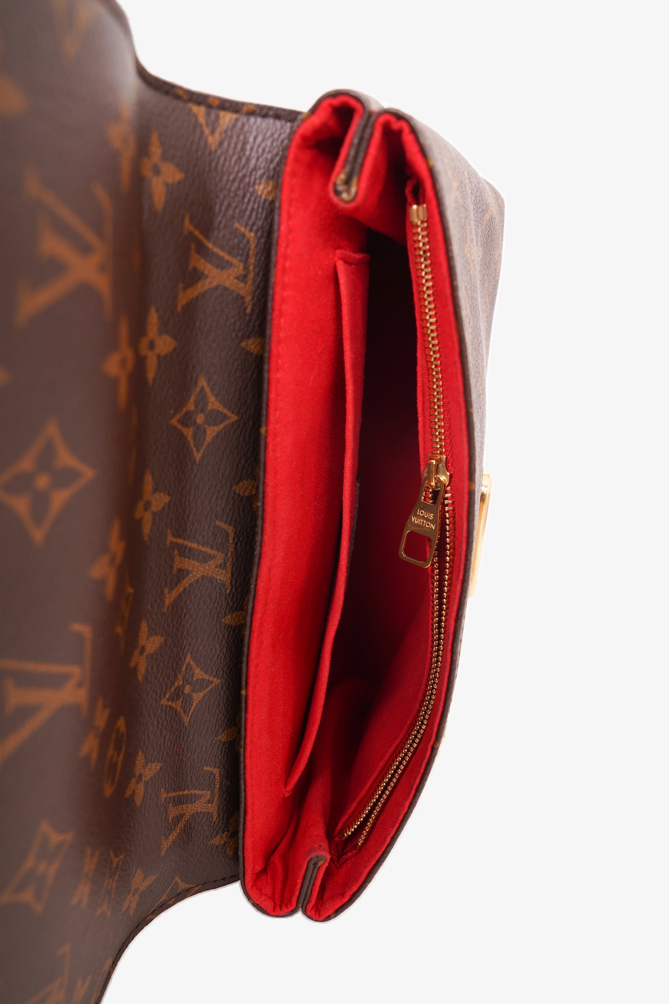 Louis Vuitton Red Monogram Saint Placide Handbag