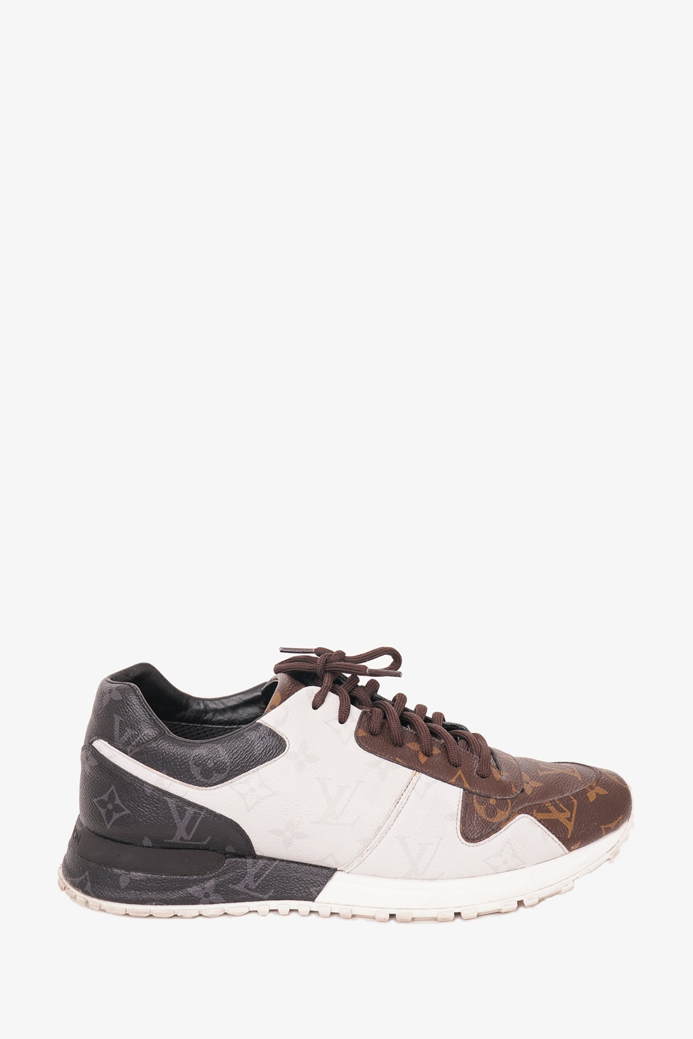 Louis Vuitton Tri-Colour Runaway Monogram Sneakers Size 9