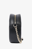 Love Moschino Black Leather Logo Studded Round Crossbody