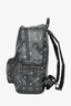 MCM Black Monogram Leather Backpack w/ Studded Pockets