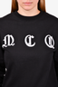MCQ Alexander McQueen Black Logo Embroidered Sweater Size XS