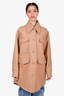 MM6 Maison Margiela Camel Wool Blend Coat with Front Pockets Size XS