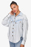 Zimmermann Blue Denim Button-Up Blouse Size 4