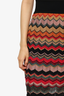 M Missoni Multicolour Chevron Sleeveless Mini Dress Size 4