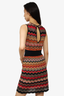 M Missoni Multicolour Chevron Sleeveless Mini Dress Size 4