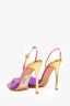 Gianvito Rossi Purple PVC Pointed Toe Heels Size 38
