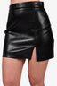 Wilfred Black Faux Leather Mini Skirt Size 6