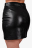 Wilfred Black Faux Leather Mini Skirt Size 6