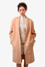Acne Studio Beige Wool Coat Size 38