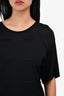 Opening Ceremony Black Sheer Top Size XS