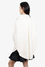 Maison Margiela White Oversized Fit Double Breasted Blazer Est. Size XS