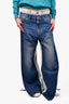 Maison Margiela Blue 2 Toned Denim Split Side Jeans Size 42