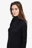 Alexander Wang Black Wool Silk Blend Turtle Neck Sweater Size XS