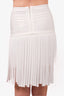Herve Leger White Bandage Fringe Mini Skirt Size XS