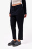 Reiss Black Tapered Trousers Size 6