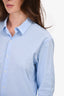 Sandro Blue Button Down Shirt Size 40