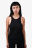 Ann Demeulemeester Black Cashmere Side Lace-Up Tank Top Size 40