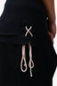 Ann Demeulemeester Black Cashmere Side Lace-Up Tank Top Size 40