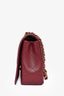 Pre-loved Chanel™ 2015/16 Burgundy Leather Mademoiselle Flap Bag