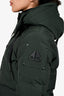Moose Knuckles Green Down Quilted Hooded Parka Jacket Size S