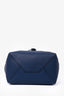 Celine Blue Leather Cabas Medium Phantom Tote