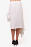 Jacquemus 'La Reconstruction' White Cotton Ruffled Skirt Size 38