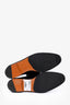 Hermes Black Leather H Loafers Size 42 Mens