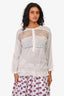 Isabel Marant Etoilie White Crochet Blouse Size 34