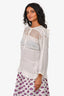 Isabel Marant Etoilie White Crochet Blouse Size 34