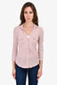 James Perse Pink Button-Up Shirt Size 1