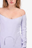 Dion Lee Light Purple Corset Midi Dress Size 6