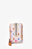 Louis Vuitton White Multicoloured Monogram Trousse Wapity Pouch w/ Wrist Strap