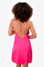 Seroya Fuchsia Hot Pink Silk Tank Dress Size XL