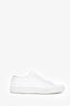 Common Projects White Leather Low Top Sneakers Size 37
