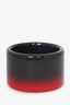 Hermes Black/Red Lacquered Wood Wide Cuff