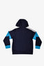 Young Versace Navy/Teal Zip Up Hoodie Size 8A