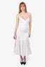Ralph Lauren Black Label White Tiered Dress Size 10