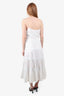 Ralph Lauren Black Label White Tiered Dress Size 10