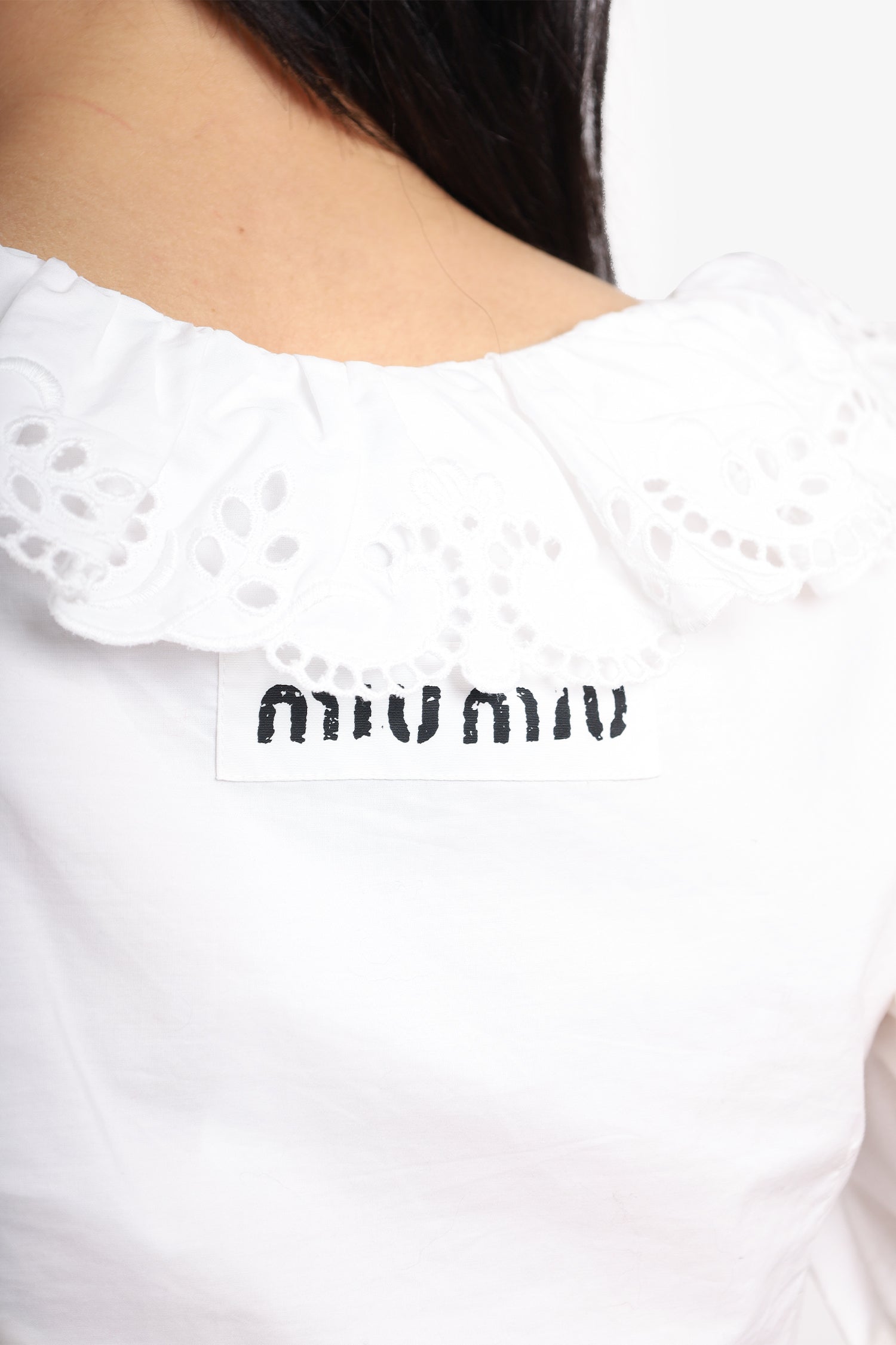 Miu Miu White Puff Sleeve Crop Top Size 38 – Mine & Yours