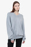 Brunello Cucinelli Grey Cotton Sweater size 54