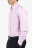Brunello Cucinelli Pink Long-Sleeve Shirt Size M Mens
