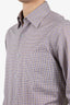 Ermenegildo Zegna Brown Plaid Long-sleeve Shirt Mens Est. Size XL