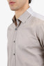 Lanvin Khaki Long Sleeve Shirt Size 41 Mens