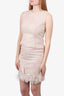 Nina Ricci Pink Sequin Sleeveless Top & Skirt size 42