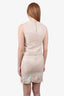 Nina Ricci Pink Sequin Sleeveless Top & Skirt Size 42