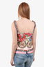 Dolce & Gabbana Multicolor Floral Print Tank Top Size 44