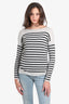 Vince Grey/Black Striped Sweater Size XS